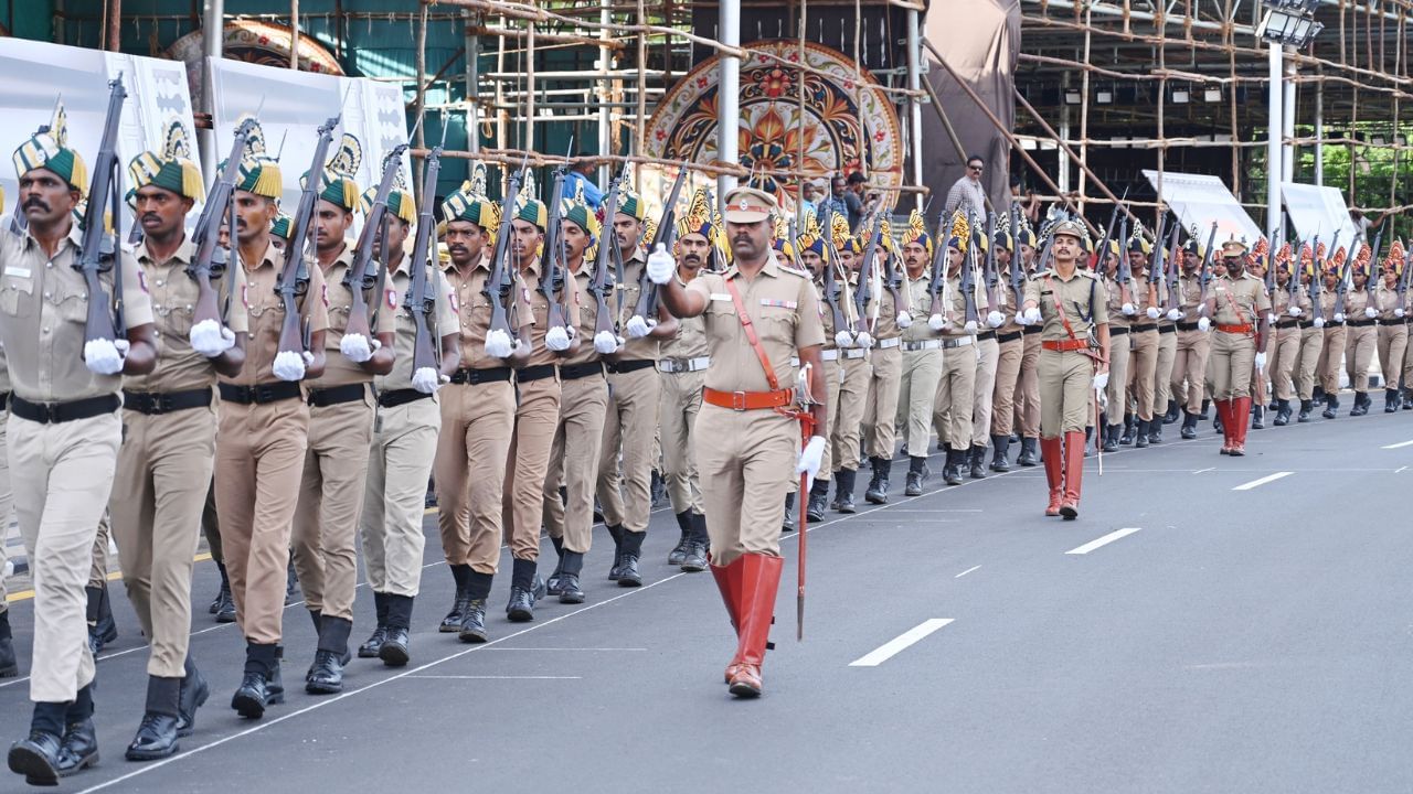 நாட்டின் 79வது சுதந்திர தினம்.. புனித ஜார்ஜ் கோட்டையில் நடைபெற்ற ஒத்திகை நிகழ்ச்சி..