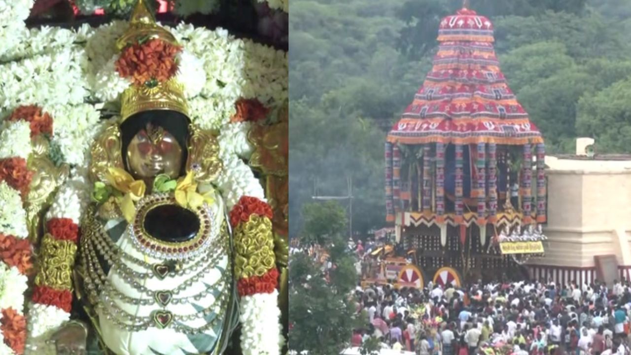 விமரிசையாக நடந்த கள்ளழகர் கோயில் தேரோட்டம்!
