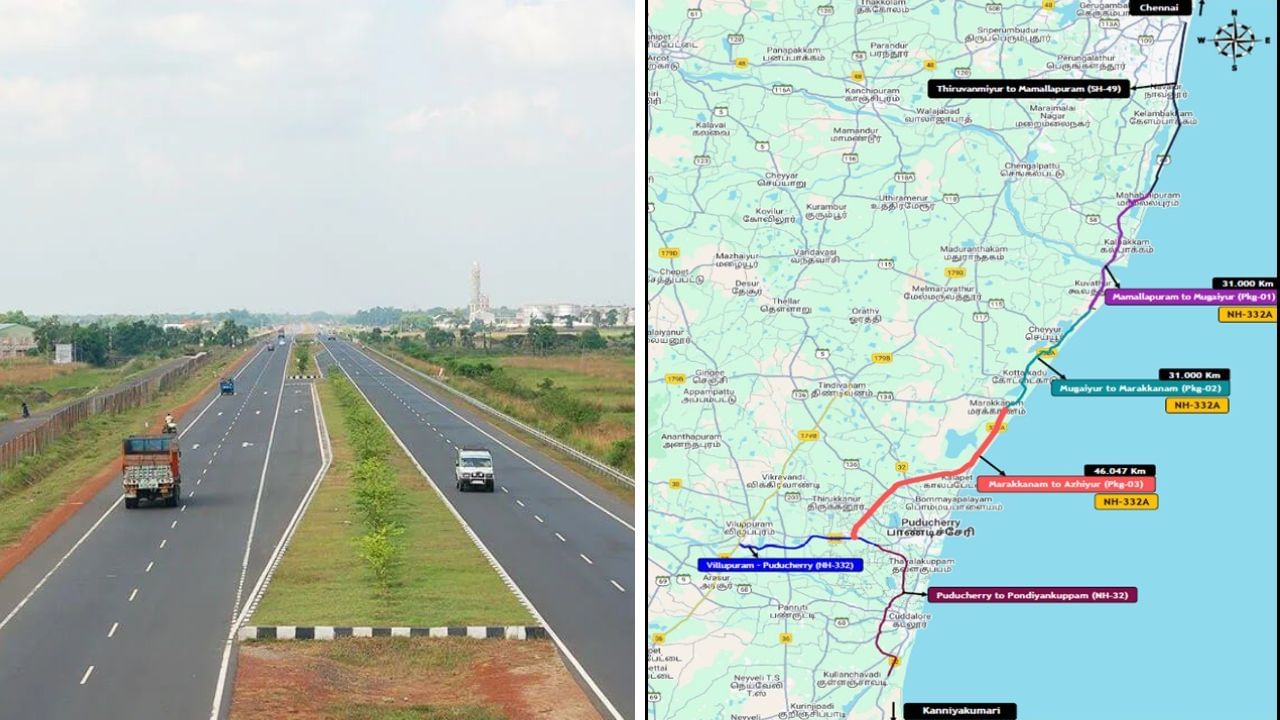 இனி ஈஸியா போகலாம்.. மரக்காணம் – புதுச்சேரி 4 வழிச்சாலைக்கு மத்திய அரசு ஒப்புதல்
