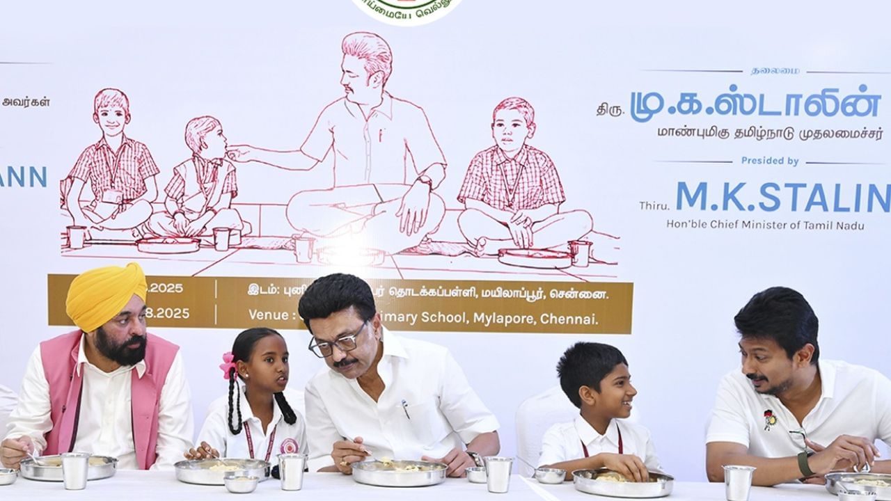 ‘குழந்தைகளை பார்த்ததும் எனர்ஜி வந்துருச்சு’  காலை உணவுத் திட்டம்.. முதல்வர் ஸ்டாலின் பேச்சு!