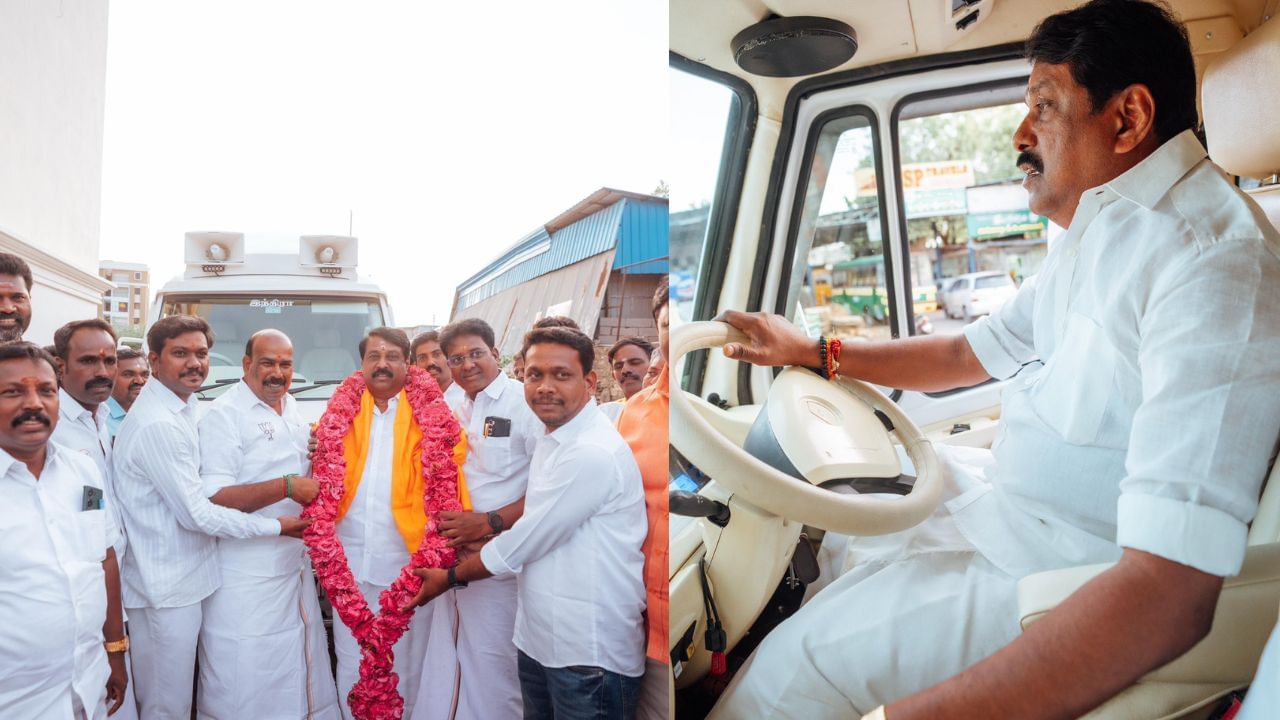 எம்.ஜி.ஆர் பயன்படுத்திய கார் எண்.. நயினார் நாகேந்திரனுக்கு ரெடியான பிரச்சார வாகனம்..
