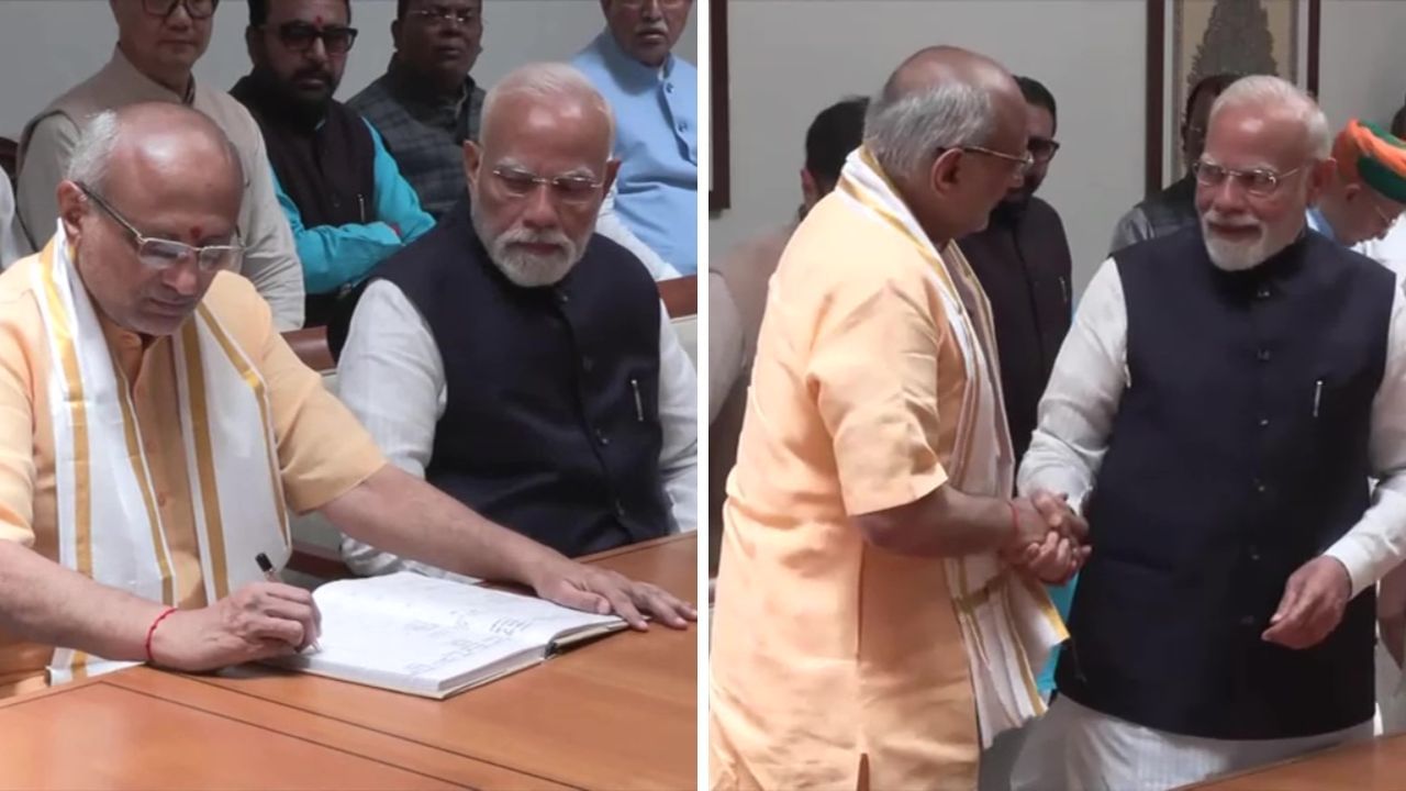 துணை ஜனாதிபதி தேர்தல்.. சி.பி.ராதாகிருஷ்ணன் வேட்புமனு தாக்கல்.. உடனிருந்த பிரதமர் மோடி!