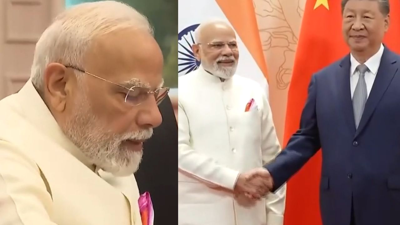 PM Modi China Visit: சீன அதிபரை நேரில் சந்தித்த பிரதமர் மோடி!