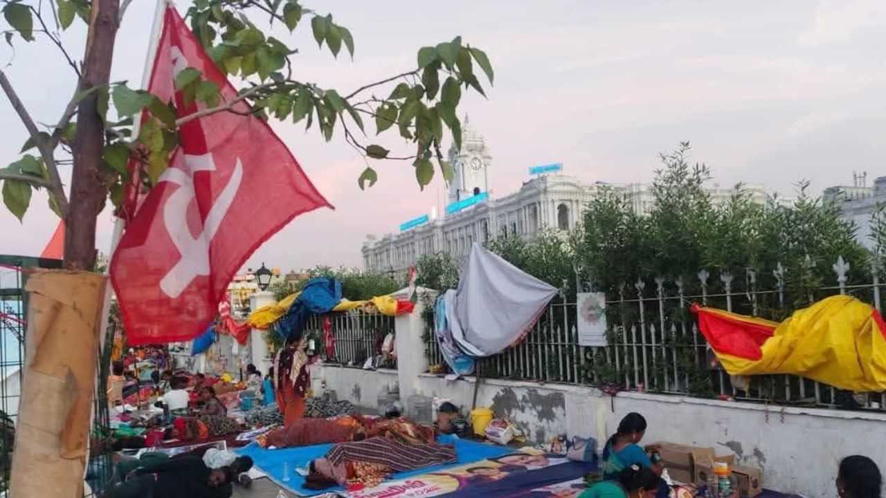 போராட்டம் தொடர்ந்தால் கைது நடவடிக்கை.. தூய்மை பணியாளர்களுக்கு காவல் துறை எச்சரிக்கை..
