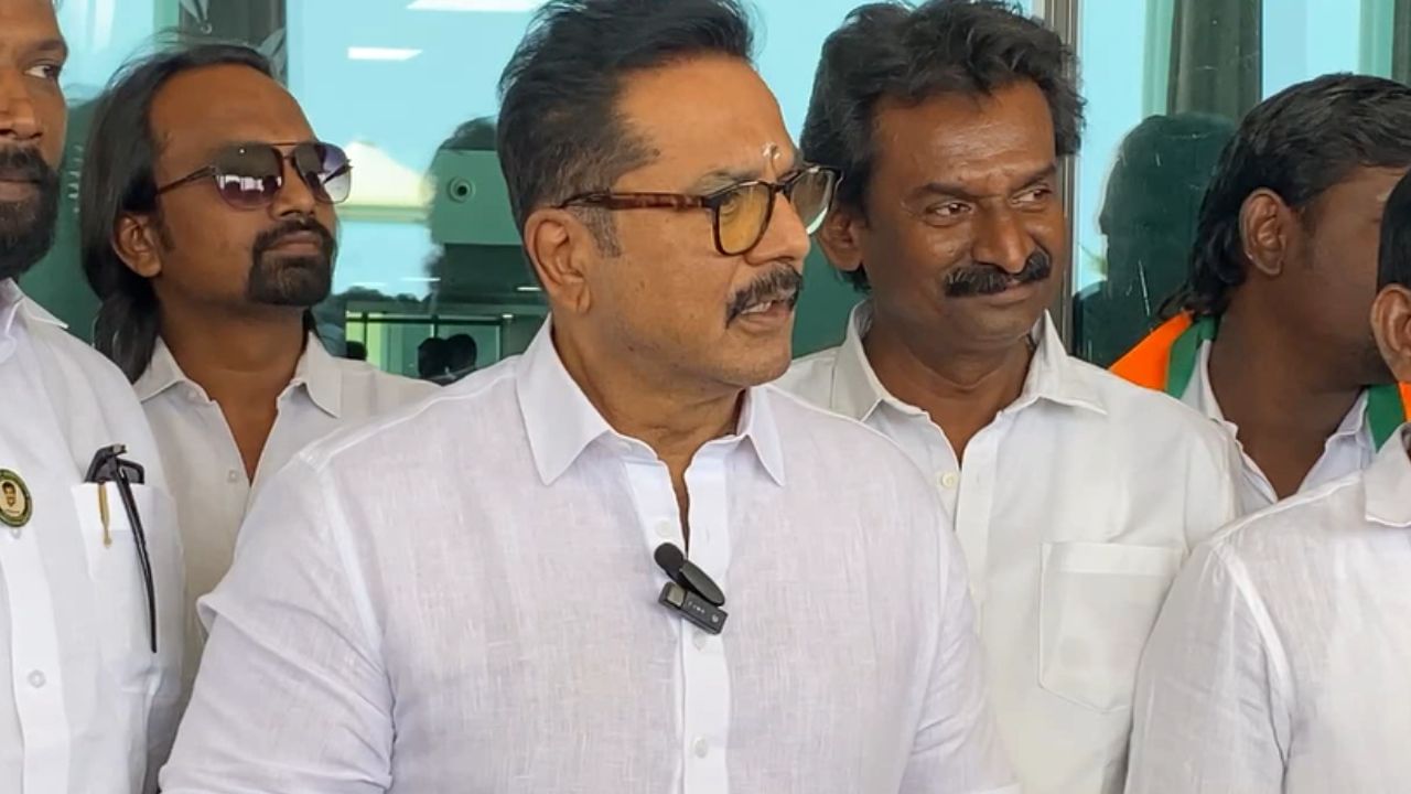 Sarathkumar Speech : 'விஜய் இன்னும் வளரவில்லை' - சரத்குமார் ரியாக்‌ஷன்
