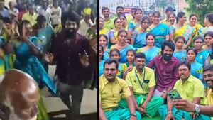 கோவில் திருவிழாவில் கும்மி டான்ஸ் ஆடி அசத்திய சூரி – இணையத்தில் கவனம் பெறும் வீடியோ!