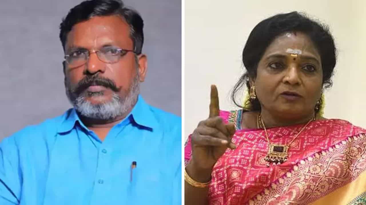 கூட்டணியை விட்டு வெளியேற முடியுமா? திருமாவளவனுக்கு சவால் விட்ட தமிழிசை சௌந்தரராஜன்!