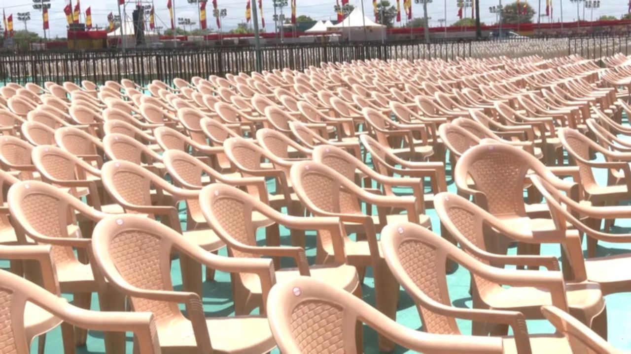 தவெக 2வது மாநில மாநாடு.. முழுவீச்சில் நடைபெறும் பணிகள்..!