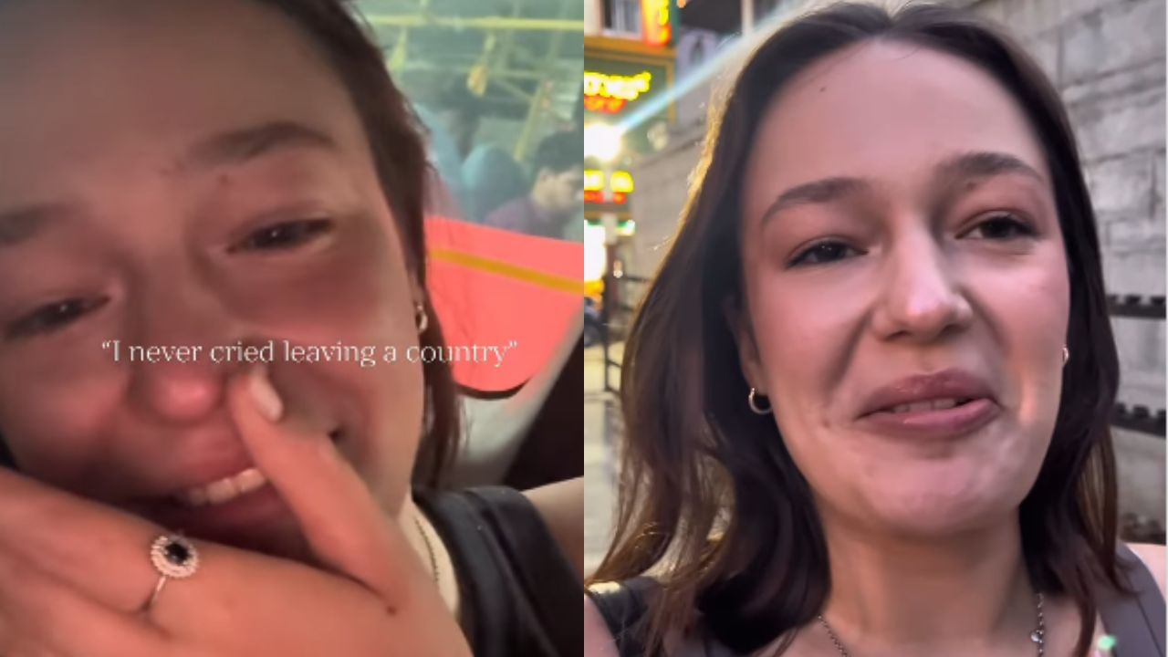 Viral Video : இந்தியாவை விட்டு செல்ல மனமில்லாமல் அழுத வெளிநாட்டு பெண்.. இணையத்தில் வைரலாகும் வீடியோ! Viral Video : இந்தியாவை விட்டு செல்ல மனமில்லாமல் அழுத வெளிநாட்டு பெண்.. இணையத்தில் வைரலாகும் வீடியோ!