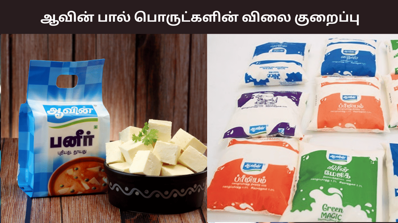 பால் முதல் நெய் வரை… ஜிஎஸ்டி வரி குறைப்பு  – ஆவின் பால் பொருட்களின் விலை அதிரடியாக குறைப்பு