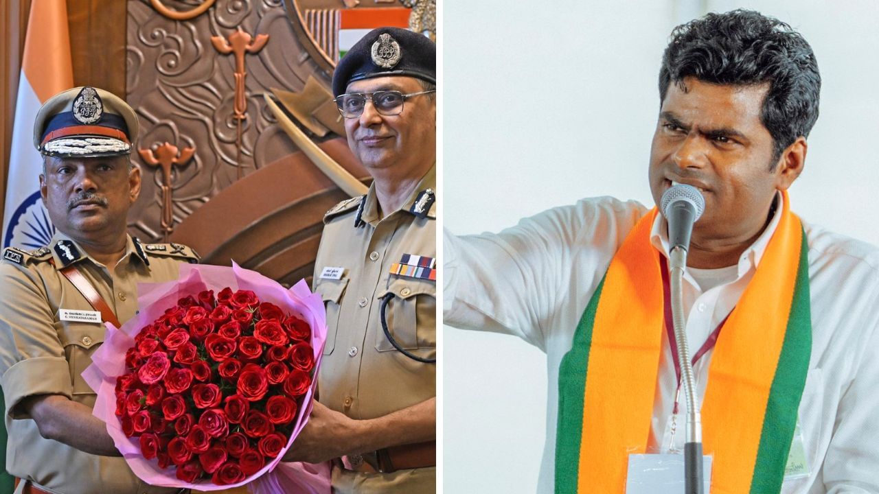 சீனியாரிட்டியில் 9வது ஆள் டிஜிபி ஆனது ஏன்? அடுக்கடுக்கான கேள்வி கேட்ட அண்ணாமலை! சீனியாரிட்டியில் 9வது ஆள் டிஜிபி ஆனது ஏன்? அடுக்கடுக்கான கேள்வி கேட்ட அண்ணாமலை!