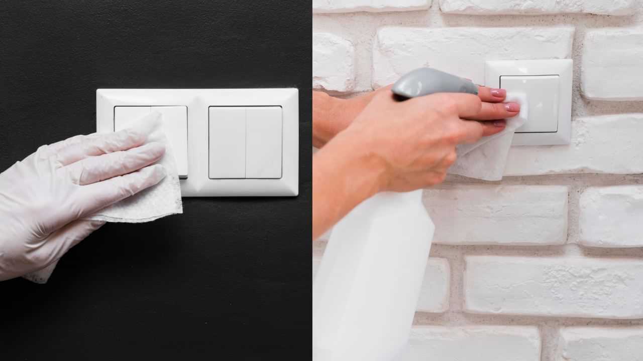 Clean Switch Plates: வெள்ளை ஸ்விட்ச் போர்டுகளை எப்படி சுத்தம் செய்வது? 5 எளிய வழிகள்! Clean Switch Plates: வெள்ளை ஸ்விட்ச் போர்டுகளை எப்படி சுத்தம் செய்வது? 5 எளிய வழிகள்!
