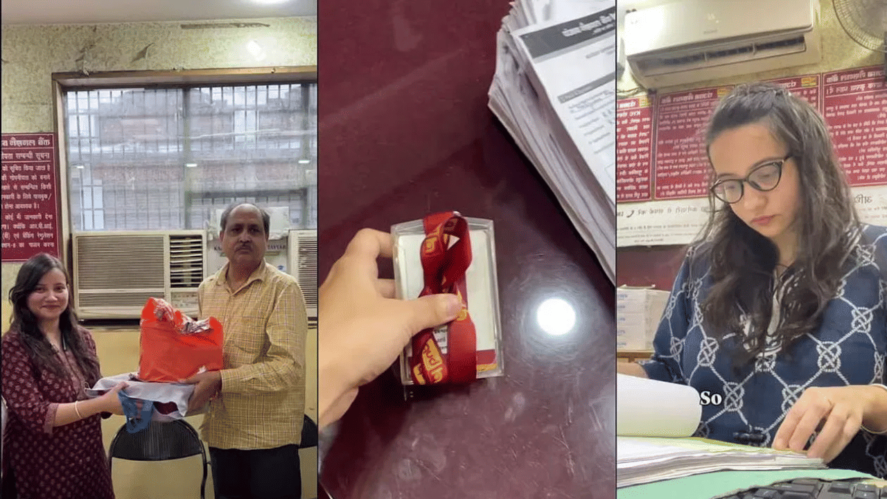 மன அமைதியே போச்சு…. வங்கி வேலையை விட்ட பெண் – வைரலாகும் வீடியோ மன அமைதியே போச்சு…. வங்கி வேலையை விட்ட பெண் – வைரலாகும் வீடியோ