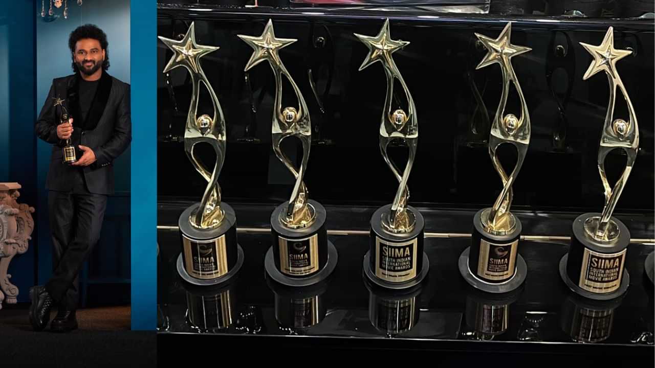 சைமா விருதுகளுடன் இசையமைப்பாளர் தேவி ஸ்ரீ பிரசாத் - இணையத்தில் வைரலாகும் போட்டோஸ்!