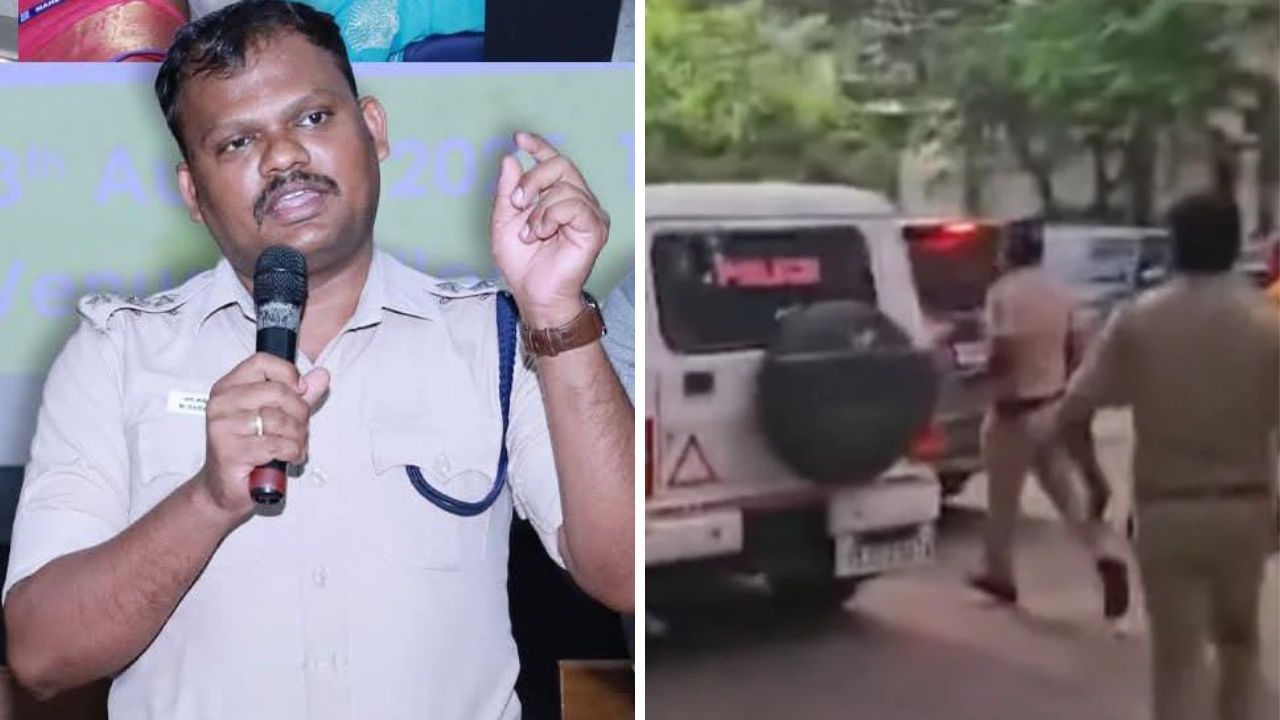 சினிமாவை மிஞ்சிய காட்சி.. சீருடையிலேயே காஞ்சிபுரம் டிஸ்பி கைது.. திடீரென தப்பியோட்டம்! சினிமாவை மிஞ்சிய காட்சி.. சீருடையிலேயே காஞ்சிபுரம் டிஸ்பி கைது.. திடீரென தப்பியோட்டம்!