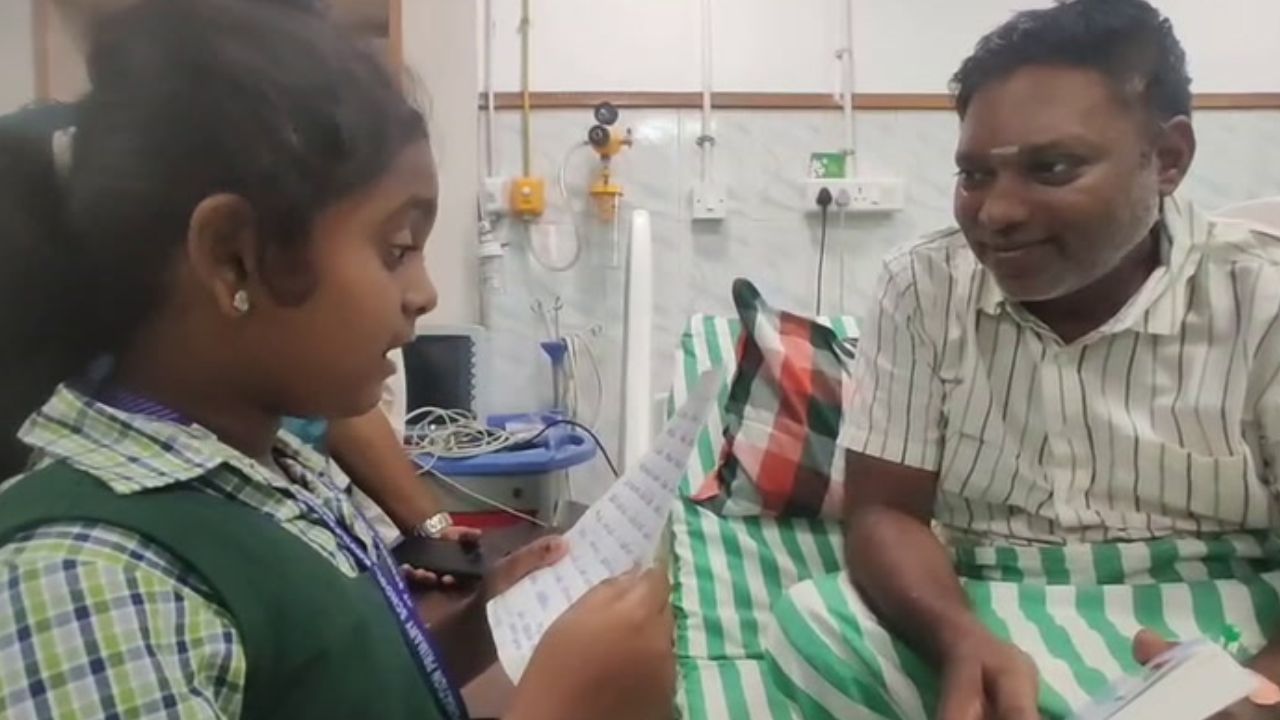 உண்ணாவிரத போராட்டத்தில் எம்.பி. சசிகாந்த் செந்தில்.. 4ம் வகுப்பு அரசு பள்ளி மாணவி நேரில் ஆதரவு!