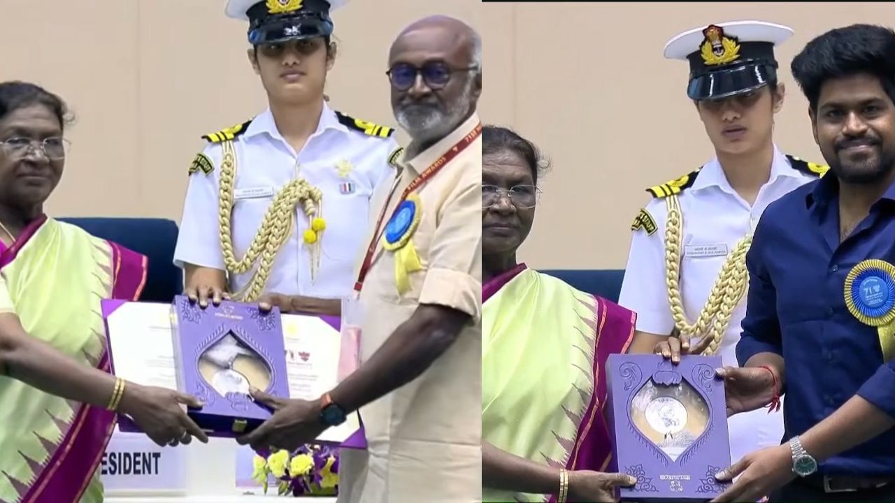3 தேசிய விருதுகளை குவித்த பார்க்கிங் படக்குழு – வைரலாகும் போட்டோஸ்!
