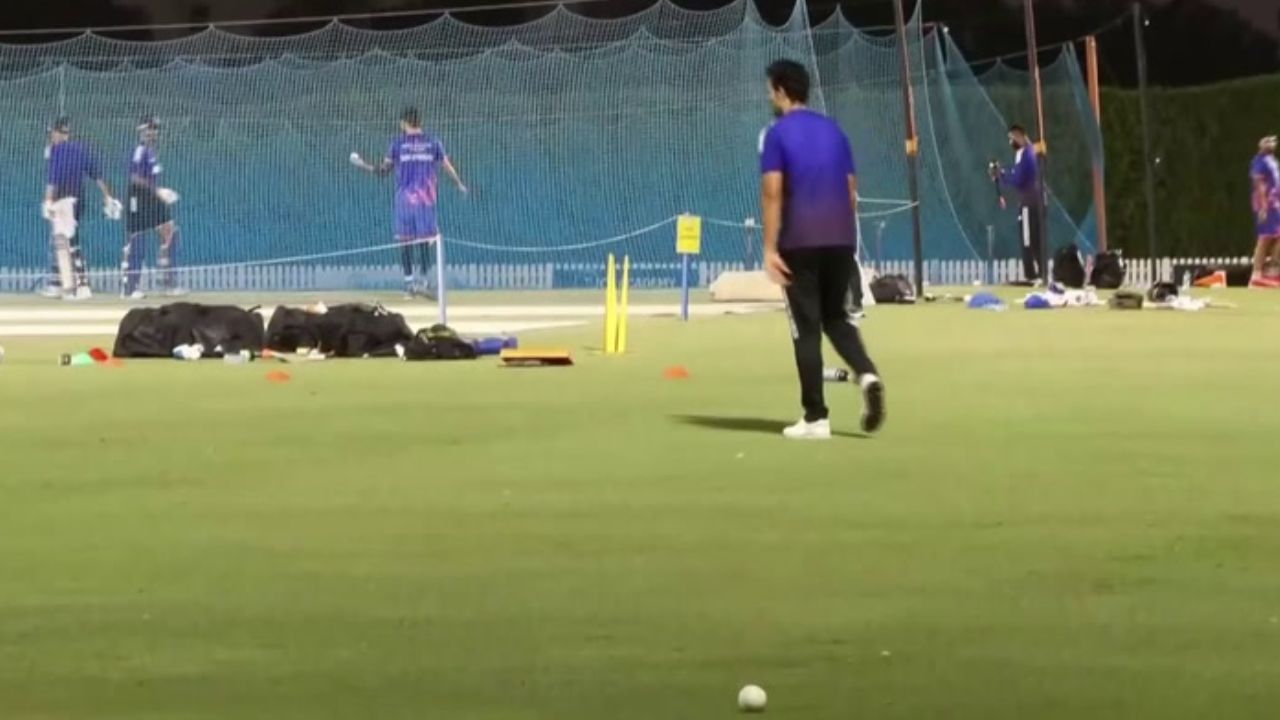 இந்தியா - பாகிஸ்தான் போட்டி..! கடுமையாக பயிற்சி மேற்கொண்ட இந்திய வீரர்கள்!