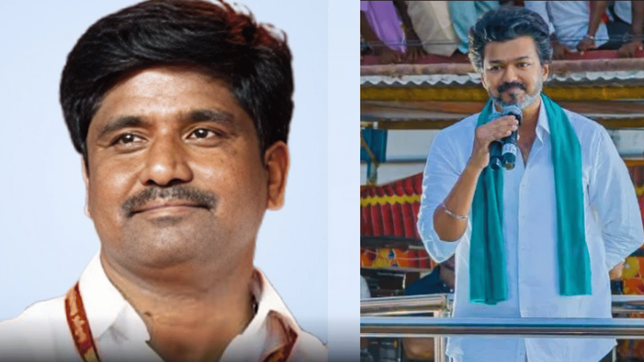கரூர் கூட்ட நெரிசல் விவகாரம்…  கரூர் மாவட்ட செயலாளர் கைது