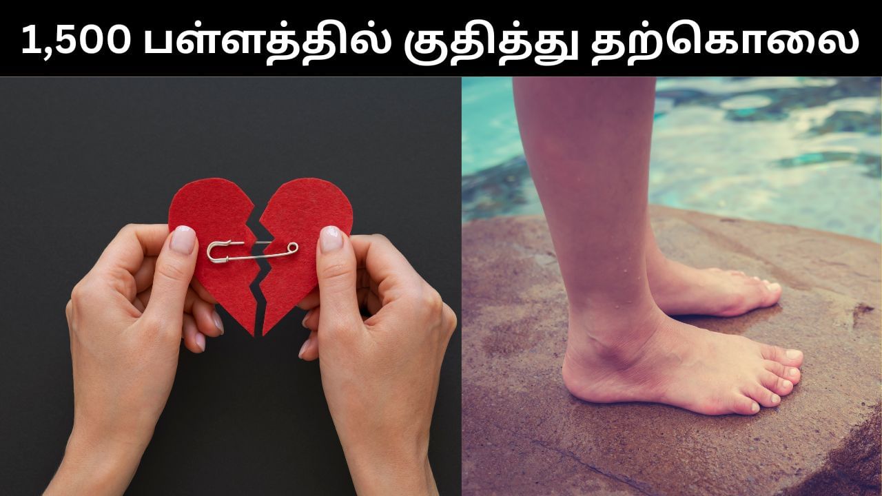 காதல் தோல்வி.. 1,500 அடி பள்ளத்தில் குதித்து உயிரை மாய்த்துக்கொண்ட இளைஞர்.. அதிர்ச்சி சம்பவம்! காதல் தோல்வி.. 1,500 அடி பள்ளத்தில் குதித்து உயிரை மாய்த்துக்கொண்ட இளைஞர்.. அதிர்ச்சி சம்பவம்!