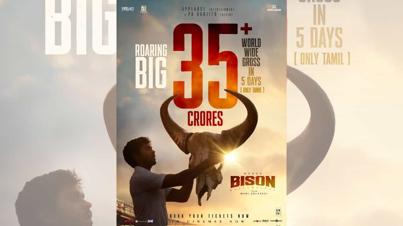 உலக அளவில் ரூபாய் 35 கோடிகளை வசூலித்த பைசன் காளமாடன் - உற்சாகத்தில் படக்குழு