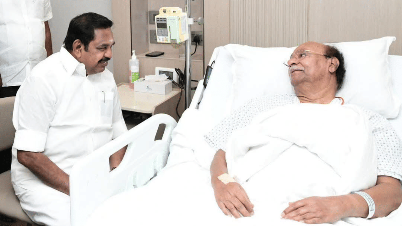 மருத்துவமனையல் சிகிச்சை பெறும் ராமதாஸ் – நேரில் நலம் விசாரித்த எடப்பாடி பழனிசாமி