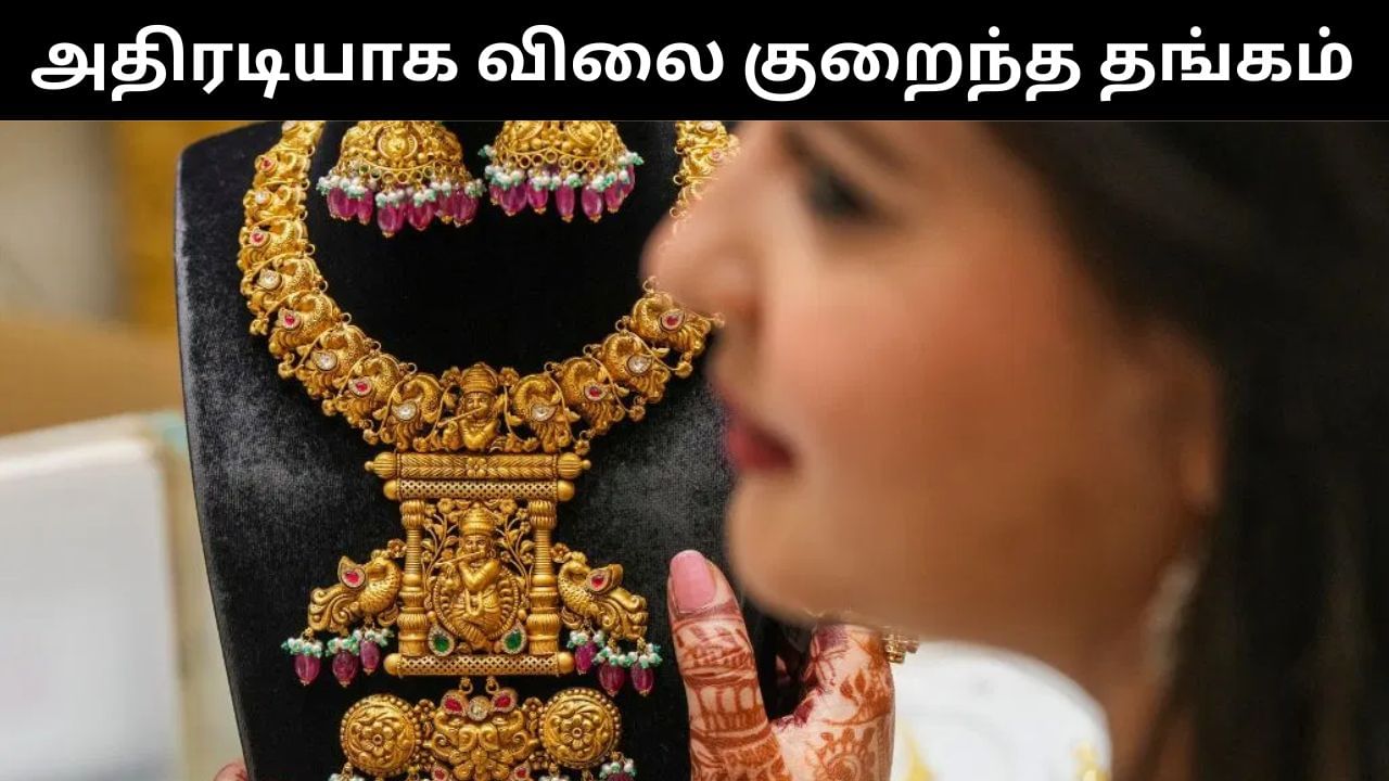 Gold Price : ஒரே நாளில் ரூ.2,000 விலை குறைந்த தங்கம்.. தொடர் உயர்வுக்கு மத்தியில் சிறிய ஆதரவு! Gold Price : ஒரே நாளில் ரூ.2,000 விலை குறைந்த தங்கம்.. தொடர் உயர்வுக்கு மத்தியில் சிறிய ஆதரவு!