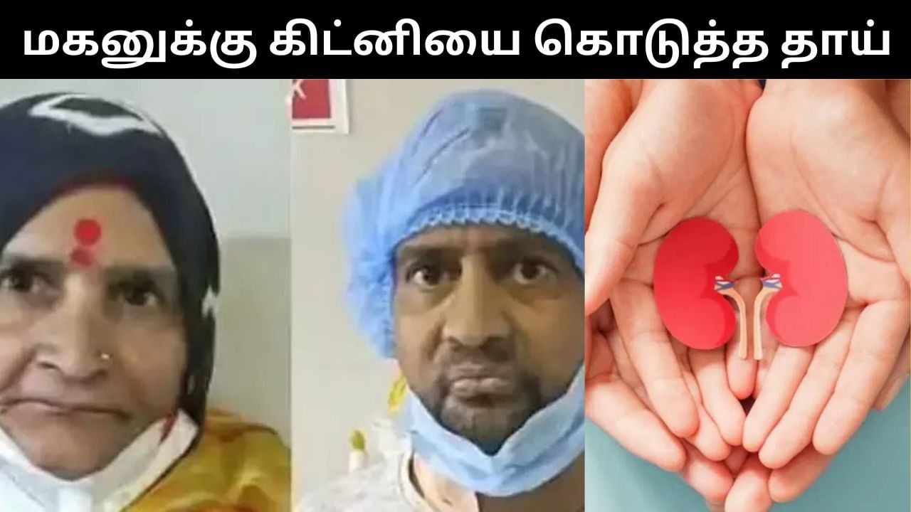 தாய் அன்புக்கு ஈடே இல்லை.. 46 வயது மகனுக்கு கிட்னியை தானமாக கொடுத்த 72 வயது தாய்! தாய் அன்புக்கு ஈடே இல்லை.. 46 வயது மகனுக்கு கிட்னியை தானமாக கொடுத்த 72 வயது தாய்!
