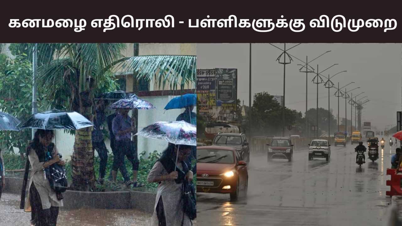 கனமழை எதிரொலி.. 3 மாவட்டங்களில் பள்ளிகளுக்கு விடுமுறை! கனமழை எதிரொலி.. 3 மாவட்டங்களில் பள்ளிகளுக்கு விடுமுறை!