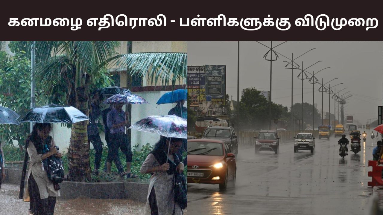 கனமழை எதிரொலி.. 3 மாவட்டங்களில் பள்ளிகளுக்கு விடுமுறை! கனமழை எதிரொலி.. 3 மாவட்டங்களில் பள்ளிகளுக்கு விடுமுறை!