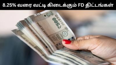 மூத்த குடிமக்களுக்கான FD - 8.25% வரை வட்டி வழங்கும் வங்கிகள்! மூத்த குடிமக்களுக்கான FD - 8.25% வரை வட்டி வழங்கும் வங்கிகள்!