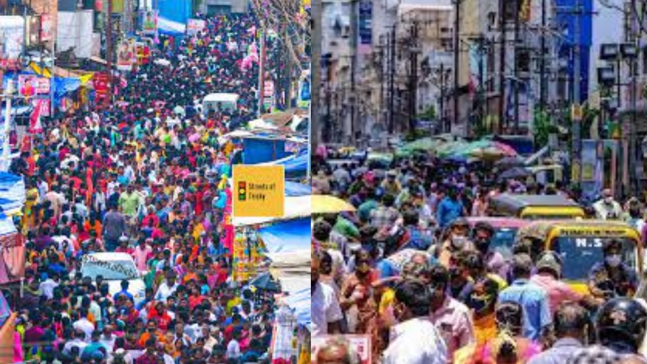திருச்சியில் கடலென திரண்ட மக்கள்.. களைகட்டிய தீபாவளி ஷாப்பிங்!