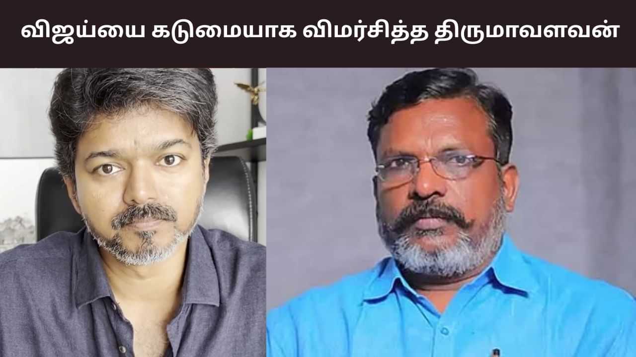 விஜய் மீது ஏன் வழக்கு போடவில்லை?  - திருமாவளவன் கேள்வி!