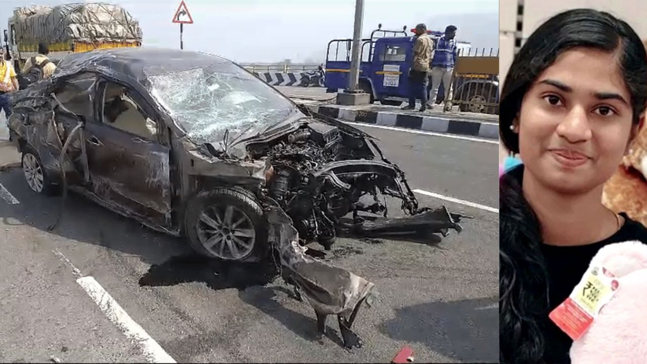வேகமாக சென்ற கார் கவிழ்ந்து கல்லூரி மாணவி பலி.. விபத்து குறித்து வெளியான திடுக் தகவல்!