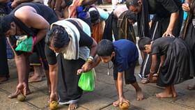 சபரிமலை மாளிகைபுரத்தம்மன் கோவில் முன் தேங்காய் உருட்டுவது ஏன்?...