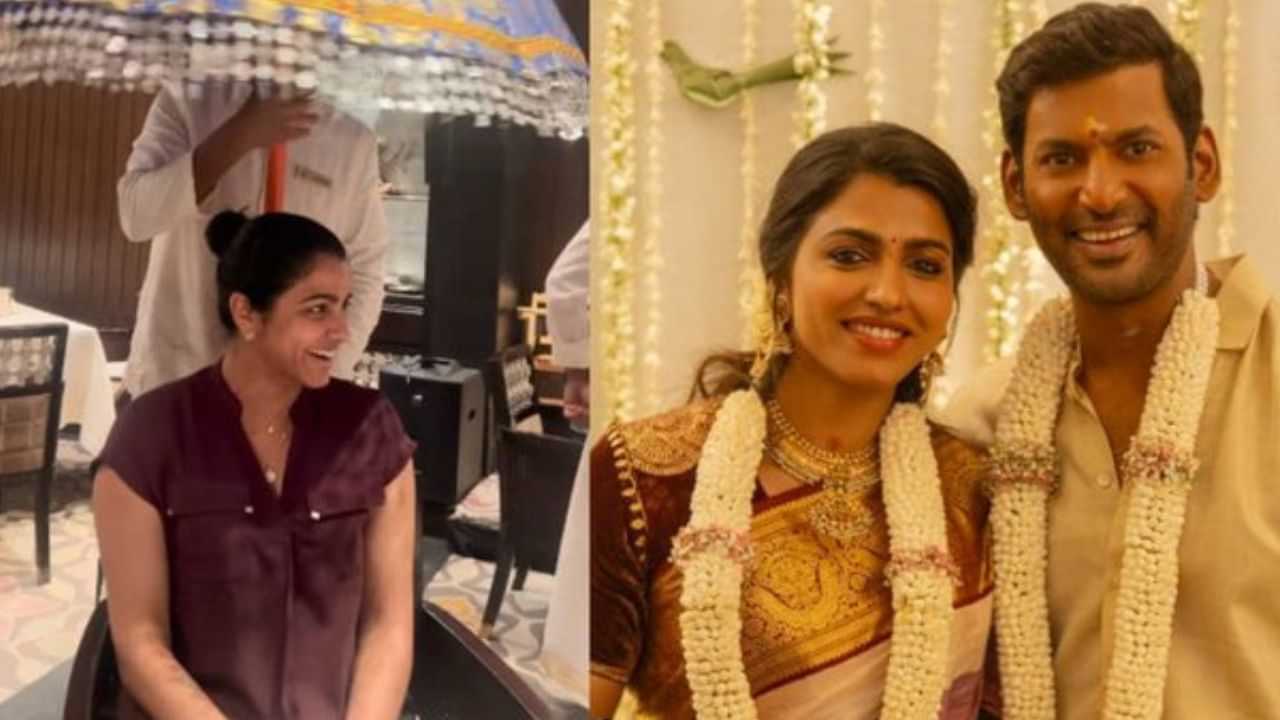 விஷாலுடன் பிறந்தநாள் கொண்டாடிய சாய் தன்ஷிகா.. ரசிகர்கள் மத்தியில் வைரலாகும் வீடியோ!