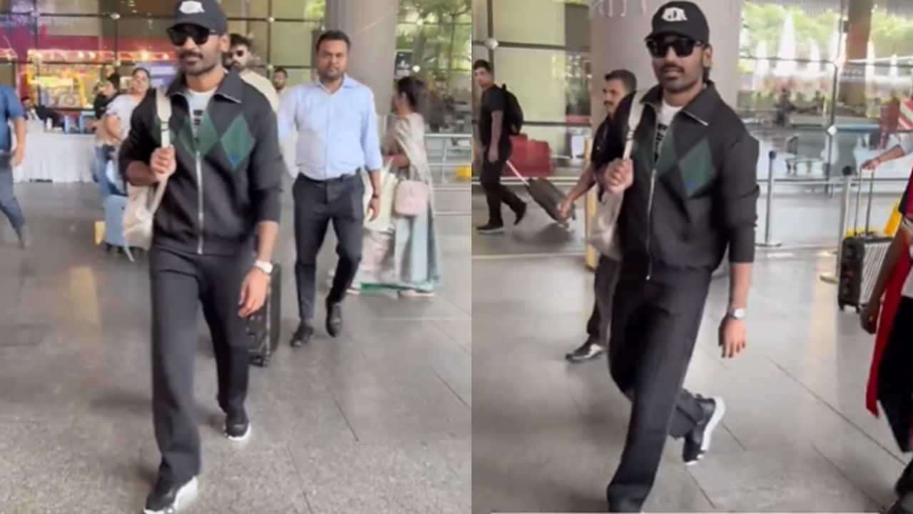 தேரே இஸ்க் மெய்ன் படத்தின் புரமோஷனுக்காக மும்பை வந்த தனுஷ்!