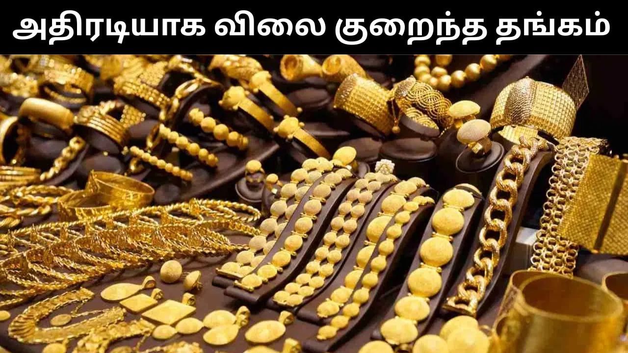 Gold Price : அதிரடியாக குறைந்த தங்கம் விலை.. ஒரே நாளில் ரூ.800 குறைந்தது.. இன்றைய நிலவரம் என்ன?