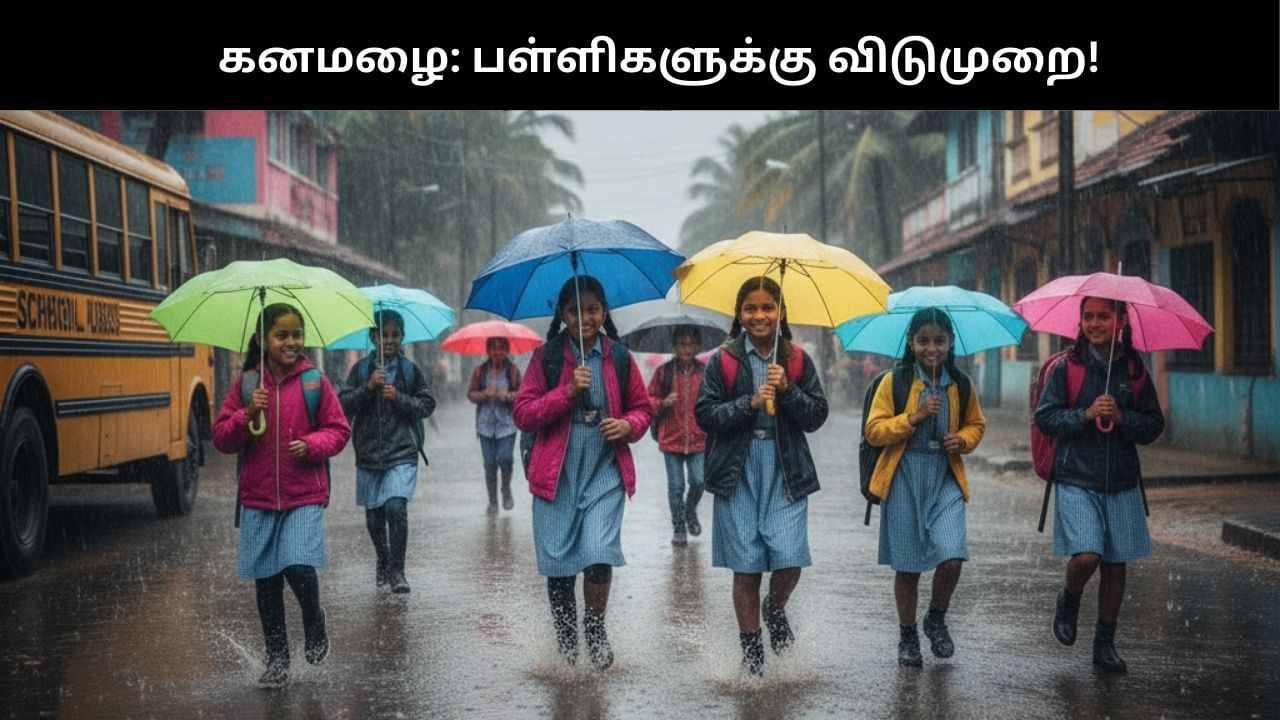 தமிழகத்தில் இன்று 11 மாவட்டங்களில் கனமழை.. பள்ளிகளுக்கு விடுமுறை அறிவிப்பு!