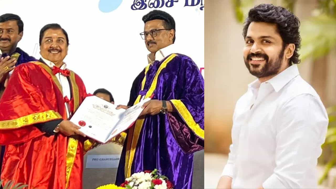 Karthi: தந்தை சிவகுமாருக்கு டாக்டர் பட்டம்.. முதலமைச்சருக்கு நன்றி தெரிவித்த கார்த்தி!