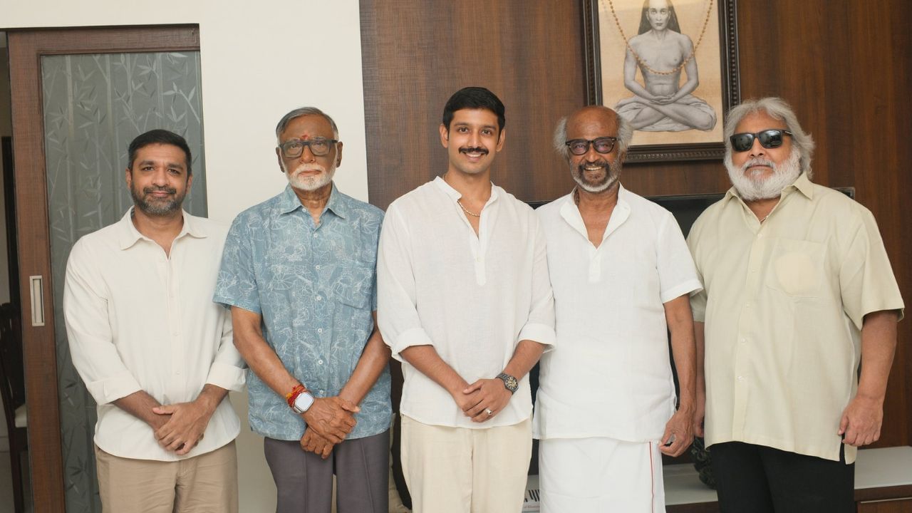 ரஜினிகாந்தை நேரில் சந்தித்து வாழ்த்து பெற்ற லெனின் பாண்டியன் படக்குழு