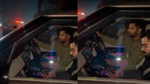 ராஞ்சியில் நடந்த ரீயூனியன்: “தோனி – கோலி கார் ரைடு”… கொண்டாட்டத்தில் அதிரும் இணையம்!!..