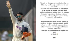 IND vs SA: டெஸ்ட் தொடரை இழந்த இந்திய அணி.. ரசிகர்களிடம் மன்னிப்பு கேட்ட ரிஷப் பண்ட்!...