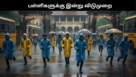 கனமழை எச்சரிக்கை: இந்த மாவட்டங்களில் இன்று பள்ளிகளுக்கு விடுமுறை!...