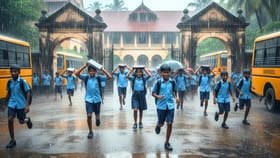 அதி கனமழை எச்சரிக்கை: பள்ளி, கல்லூரிகளுக்கு அரை நாள் விடுமுறை அறிவிப்பு!!...