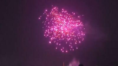 சிவகாசி பாலம் திறப்பு.. வண்ண வண்ண வானவேடிக்கை கொண்டாட்டம்!