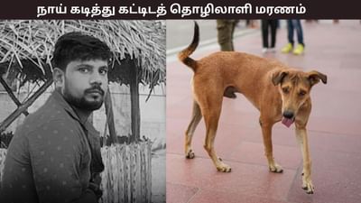 நாய் கடித்ததை கண்டுகொள்ளாத தொழிலாளி - ரேபிஸால் உயிரிழப்பு