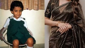 ஸ்கூல் யூனிஃபார்மில் இருக்கும் இந்த சிறுமி இப்போ ஸ்டார் நடிகை… யார் தெரியுமா?...