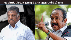 ஜெயலலிதாவிடம் பொய் சொன்னார்… 2011-ல் செய்த தவறுக்காக இப்போது அனுபவிக்கிறார்… ஓபிஎஸ் மீது வைகோ குற்றச்சாட்டு