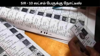 எஸ்ஐஆர்: 1,255 உதவி வாக்காளர் பதிவு அலுவலர்கள் நியமனம்.. 10 லட்சம் பேருக்கு நோட்டீஸ்!